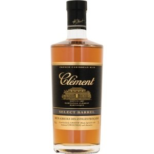Clement select barrel 40% 0,7 l (čistá fľaša)