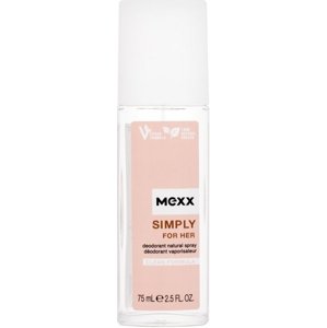 Mexx Simply Woman dezodorant sklo 75 ml