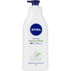 Nivea XXL Aloe&Pflege telové mlieko s dávkovačom 625ml