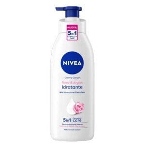 Nivea Idratante Rosa&Argan telové mlieko s dávkovačom 500ml