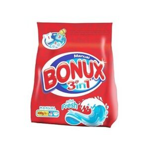 Bonux Whites 3v1 Polar Ice Fresh prací prášok na ručné pranie 400g na 8 praní