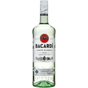 Bacardi Carta Blanca 37,5% 0,7 l (čistá fľaša)