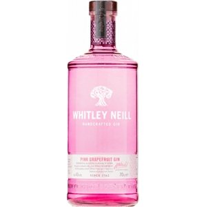 Whitley Neill Pink Grapefruit Gin 43% 0,7 l (čistá fľaša)