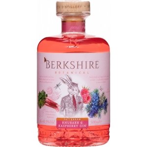 Berkshire Botanical Rhubarb & Raspberry Gin 40,3% 0,5 l (čistá fľaša)