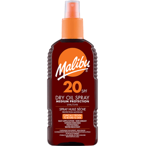 Malibu Dry Oil Spray (W) 200ml, Opaľovací prípravok na telo SPF20
