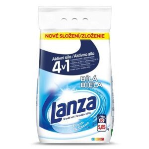 Lanza Fresh & Clean Biela prací prášok 5,85kg na 90 praní