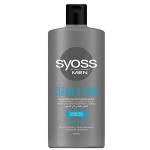 Syoss Clean & Cool pánsky šampón na mastné vlasy 500ml