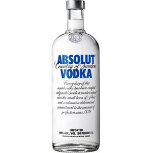 Absolut Vodka 40% 1 l (čistá fľaša)