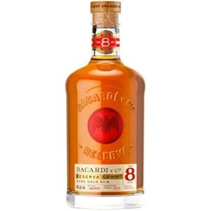 Bacardi Reserva Ocho Puerto Rico 8y 40% 0,7 l (čistá fľaša)
