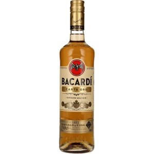 Bacardi Carta Oro 37,5% 0,7 l (čistá fľaša)