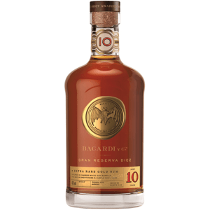 Bacardi Gran Reserva Diez Extra Rare Gold Rum 10y 40% 0,7 l (čistá fľaša)