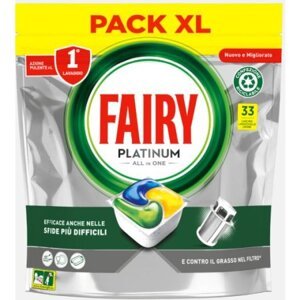 Jar Fairy Platinum All in 1 Lemon kapsule do umývačky 33ks