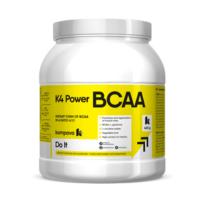 Kompava K4 Power BCAA 4:1:1 instant  400 g/36 dávok Príchuť: kiwi