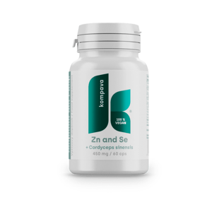 Kompava Zinok a selén 450 mg 60 kapsúl