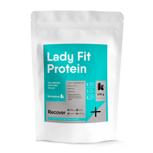 Kompava Lady Fit Protein 500g Príchuť: čokoláda