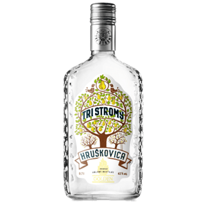Tri Stromy Hruškovica 42% 0,7 l (čistá fľaša)