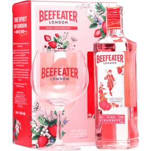 Beefeater Pink + 1 pohár 37,5% 0,7l