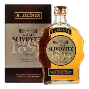 Rudolf Jelínek Slivovica Gold Kosher 10y 50% 0,7 l (kartón)