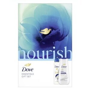 Dove Nourish Advanced Care Deeply Nourishing sprchový gél 225 ml + Advanced Care Original antiperspirant v spreji 150 ml