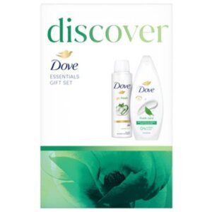 Dove Discover Dove Fresh Care sprchový gél 250 ml + Dove Go Fresh Fresh Touch antiperspirant 48h 150 ml