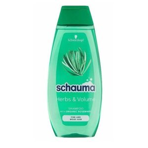 Schauma Herbs & Volume šampón pre jemné vlasy 400 ml