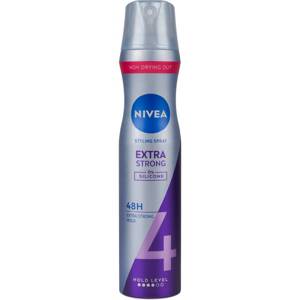 Nivea Hair Extra Strong lak na vlasy pre extra silnú fixáciu stupeň tuženia č. 4 250 ml