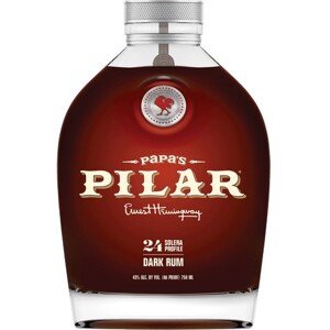 Papa's Pilar Dark Rum 43% 0,7 l (čistá fľaša)
