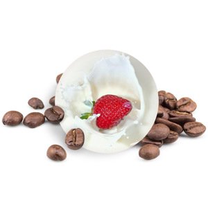 JAHODY VO SMOTANE zrnková káva, 250g