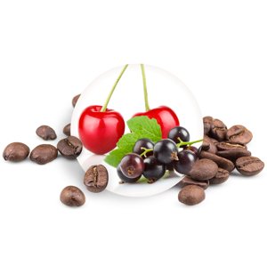 ČIERNE RÍBEZLE S VIŠŇAMI zrnková káva, 500g