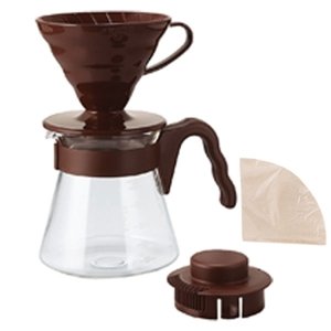 Hario sada Pour Over Klt - hnedá