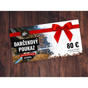 Darčekový poukaz na 80 €