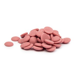 ČERVENÉ ČOKOLÁDOVÉ ŠOŠOVKY 47,3% - červená čokoláda, 50g