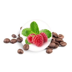 Malinovo - mätová zrnková káva, 500g