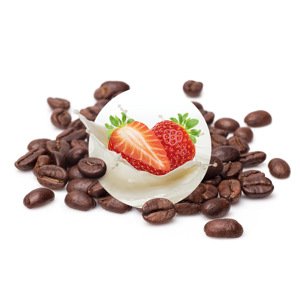 Jahody v smotane - zrnková káva bezkofeínová, 1000g