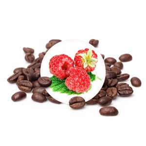 Malinová - zrnková káva bezkofeinová, 500g