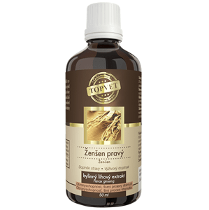 Topvet Ženšen pravý tinktúra 50ml
