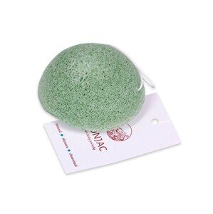 Konjac Pleťová špongia polguľa svetlo-zelená - aloe vera