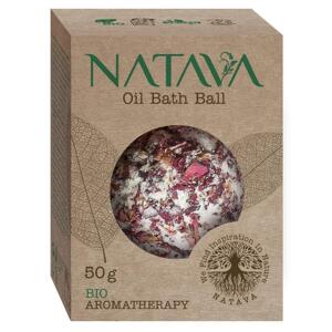 Natava Olejová guľa do kúpeľa - Ruža 50g