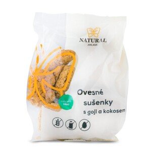 Natural Jihlava Ovsené sušienky s goji a kokosom 150g