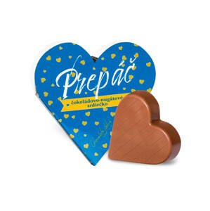 Chocolate Patrik Čokoládové srdce modré mliečne - Prepáč