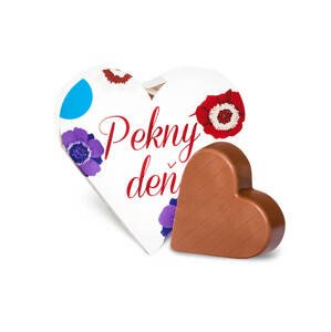 Chocolate Patrik Čokoládové srdce biele mliečne - Pekný deň