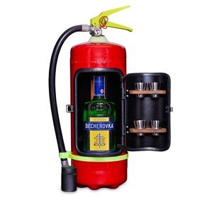 Valach Darčekový hasiaci prístroj minibar BECHEROVKA