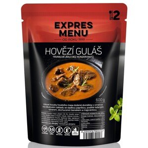 Expres menu Hovädzí guláš 2 porcie 600g | 5ks v kartóne