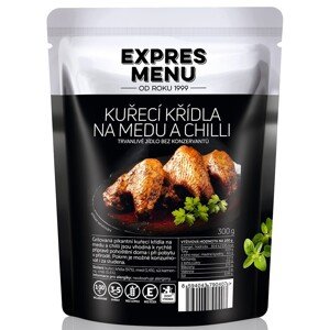Expres menu Kuracie krídla na mede a chilli 3 porcie 300g | 5ks v kartóne