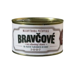 Mäsovýroba Pečovská Bravčové mäso vo vlastnej šťave 410g