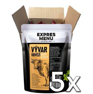 Expres menu Hovädzí vývar 2 porcie 500g | 5ks v kartóne