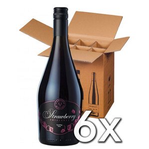 Strawberry Frizzante sparkling wine Miluron 0,75l | 6ks v kartóne