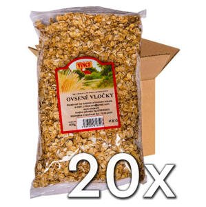 J. VINCE Ovsené vločky 400g | 20ks v kartóne