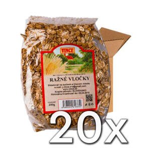 J. VINCE Ražné vločky 200g | 10ks v kartóne