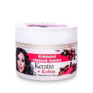 Bione Cosmetics - Krémová vlasová maska keratin + Kofein 260ml